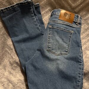 Frye Women's Medium Blue Straight-Leg Jeans